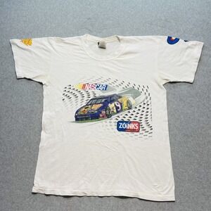 Vintage Warner Bros 1997 Nascar Monte Carlo Scooby Doo! White T-Shirt Size M USA